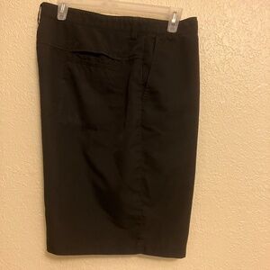 IZOD Shorts Men Black 100% Polyester Lightweight - Size 42